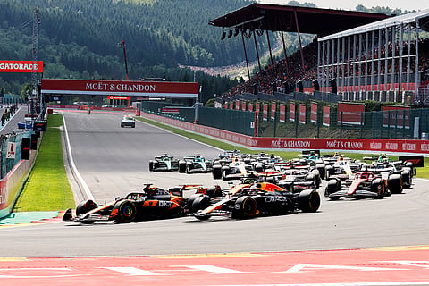Belgium F1 GP Auto Racing: Sprint Race