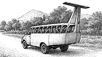 Illustration by Vikas Thakur : Class In The Economy Class