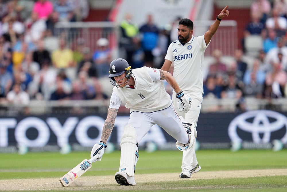 Indias tour of England: IND vs ENG 4th Test day 4 photos from Manchester_Ben Stokes 