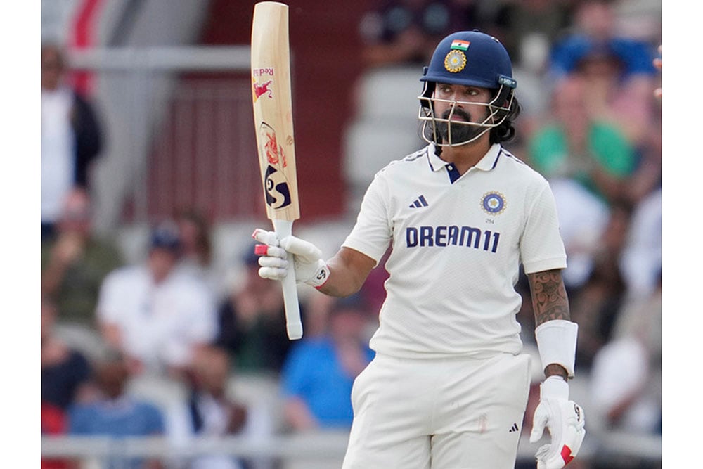 Indias tour of England: IND vs ENG 4th Test day 4 photos from Manchester_KL Rahul 