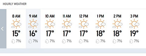 Hourly Weather In Manchester
