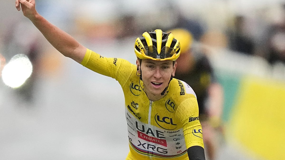 Tour de France 2025 Tadej Pogacar AP Photo