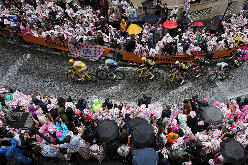 Tour De France 2025 cycling race Last stage photos: Slovenias Tadej Pogacar
