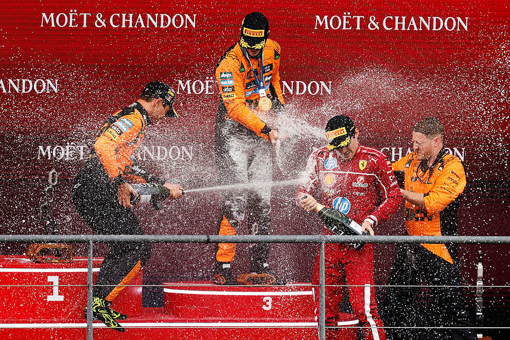 F1 GP 2025 Belgian Formula One Grand Prix auto racing photos: McLaren driver Oscar Piastri