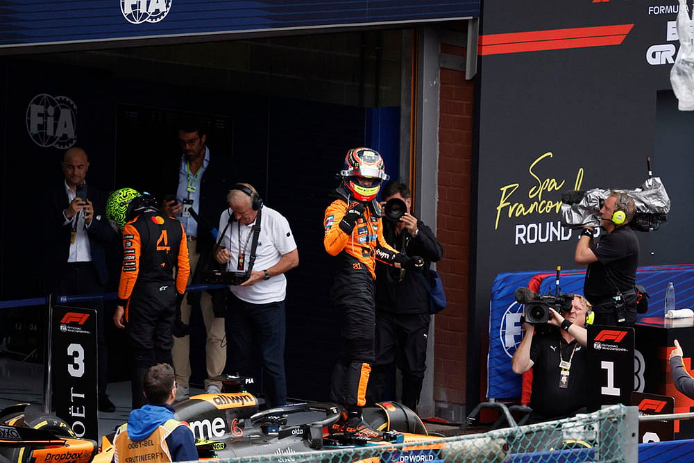 F1 GP 2025 Belgian Formula One Grand Prix auto racing photos: Oscar Piastri of Australia