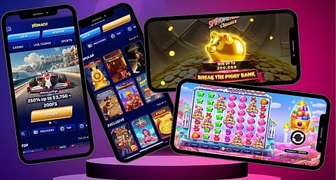 From Left: Wonaco Homepage, Lobby, Break the Piggy Bank, Sugar Rush 1000