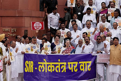 Sonia Gandhi and Priyanka Gandhi Vadra