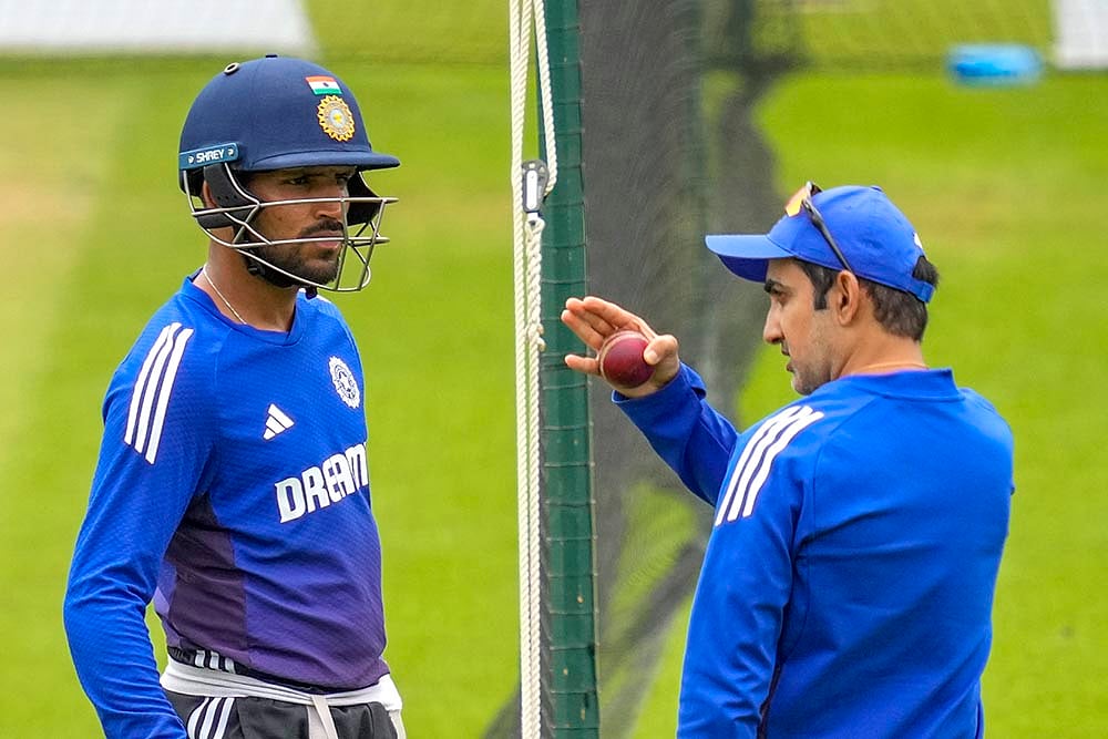 IND vs ENG 5th Test - Team India training session photos Gautam Gambhir