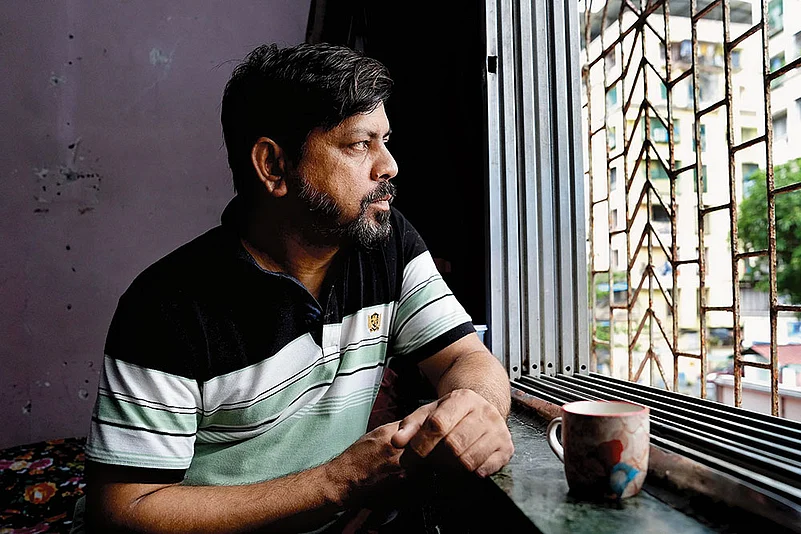 Mohammed Sajid at his residence in Mira Road’s Naya Nagar