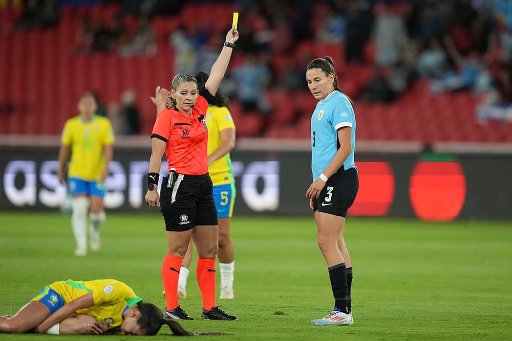 Copa America Femenina Sem-final Brazil vs Uruguay Soccer photos: Zulma Quinonez