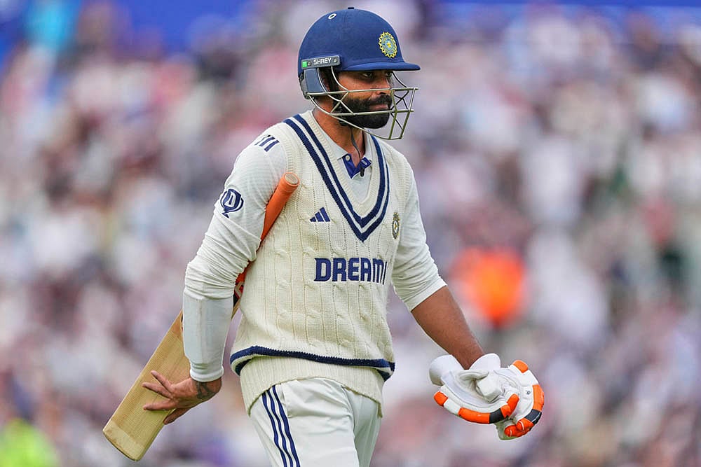 Indias tour of England - India Vs England Cricket 5th Test Day 1 at The Kia Oval: Ravindra Jadeja 