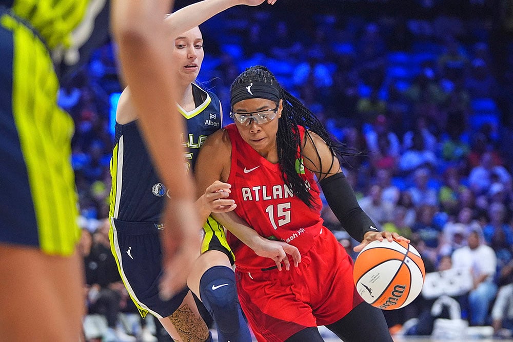 WNBA 2025 basketball Dallas Wings vs Atlanta Dream match photos: Allisha Gray 