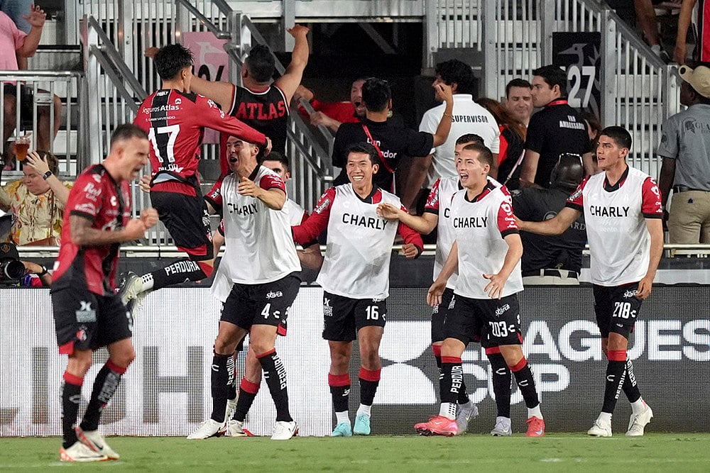 Leagues Cup Atlas vs Inter Miami Soccer Match photos_
