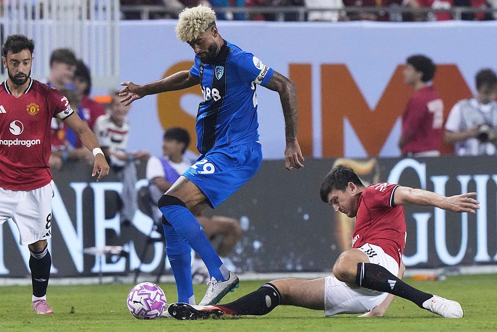 Premier League Summer Series 2025 Manchester United Vs Bournemouth: Philip Billing, Harry Maguire