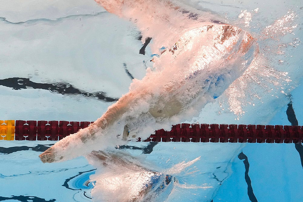 Singapore World Aquatics Championships mens 200-meter individual medley semifinals: Leon Marchand 