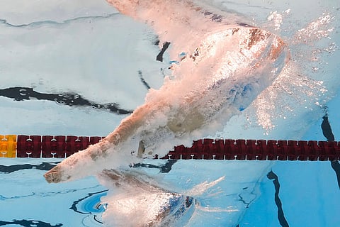 World Aquatics Championships Men's 200-meter semifinals: Leon Marchand 