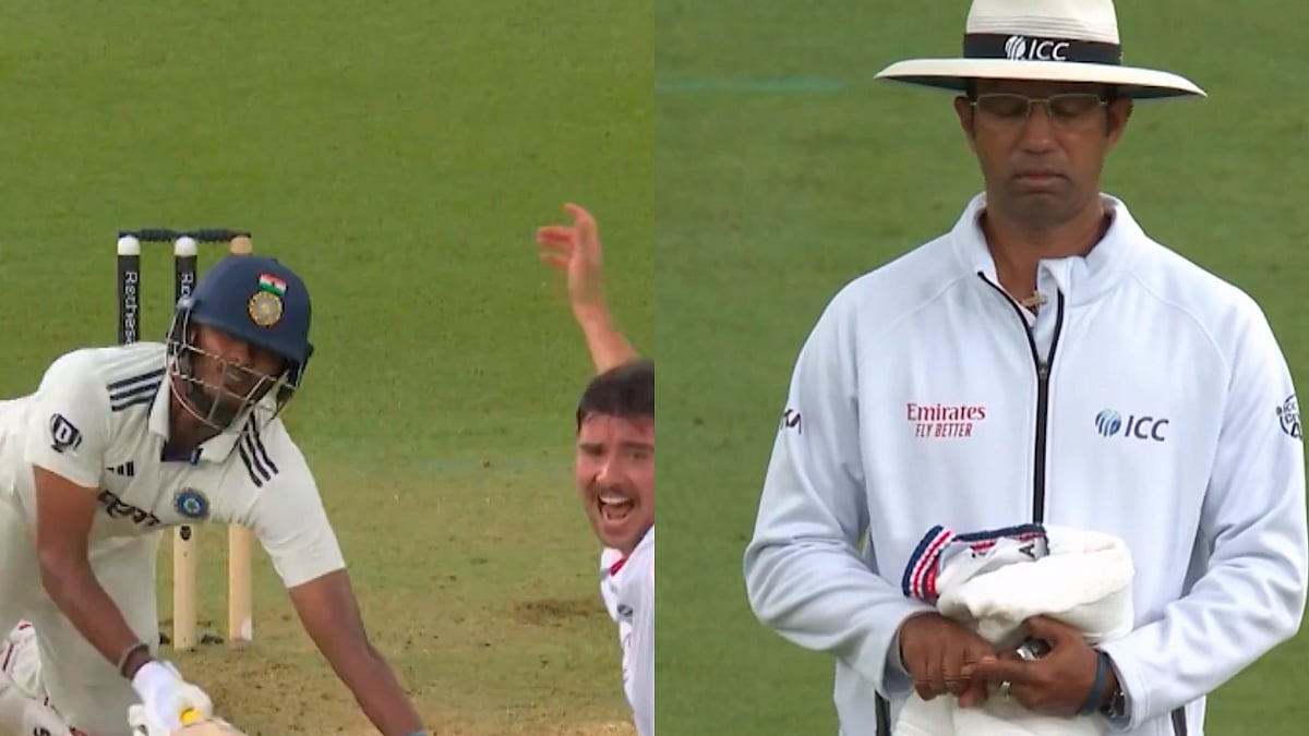 India Vs England 5th Test: Kumar Dharmasenas Signal Of Bat First In LBW Appeal Sparks Debate