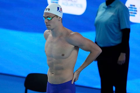 World Aquatics Championships Men's 200-meter semifinals: 