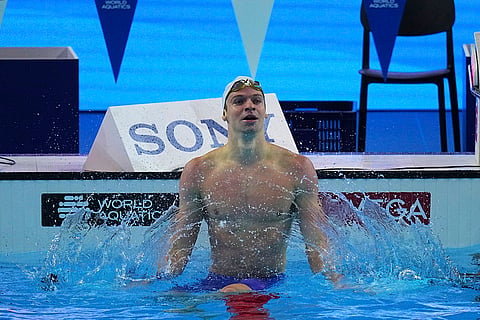 World Aquatics Championships Men's 200-meter semifinals: Leon Marchand