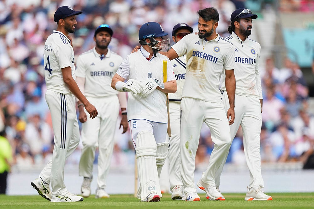 Indias tour of England - India Vs England Cricket 5th Test Day 2 at The Kia Oval: Akash Deep 