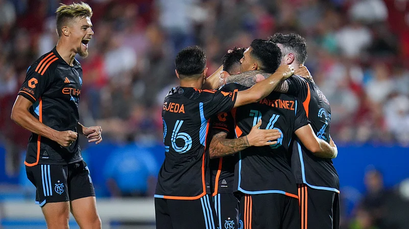 New York City FC vs FC Dallas, MLS 2025 Strahinja Tanasijevic Alonso Martinez AP Photo