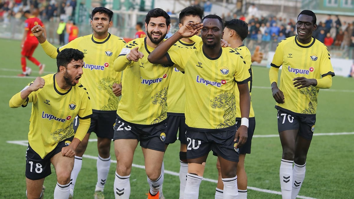 Photo: X/Real Kashmir FC : TRAU FC Vs Real Kashmir FC Live Streaming, Durand Cup: File photo of the Srinagar-based club.