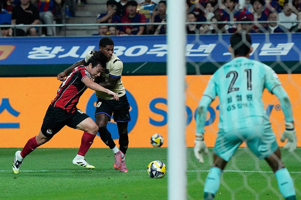 Pre-Season Club Friendly Soccer match Barcelona vs FC Seoul in South Korea: Marcus Rashford