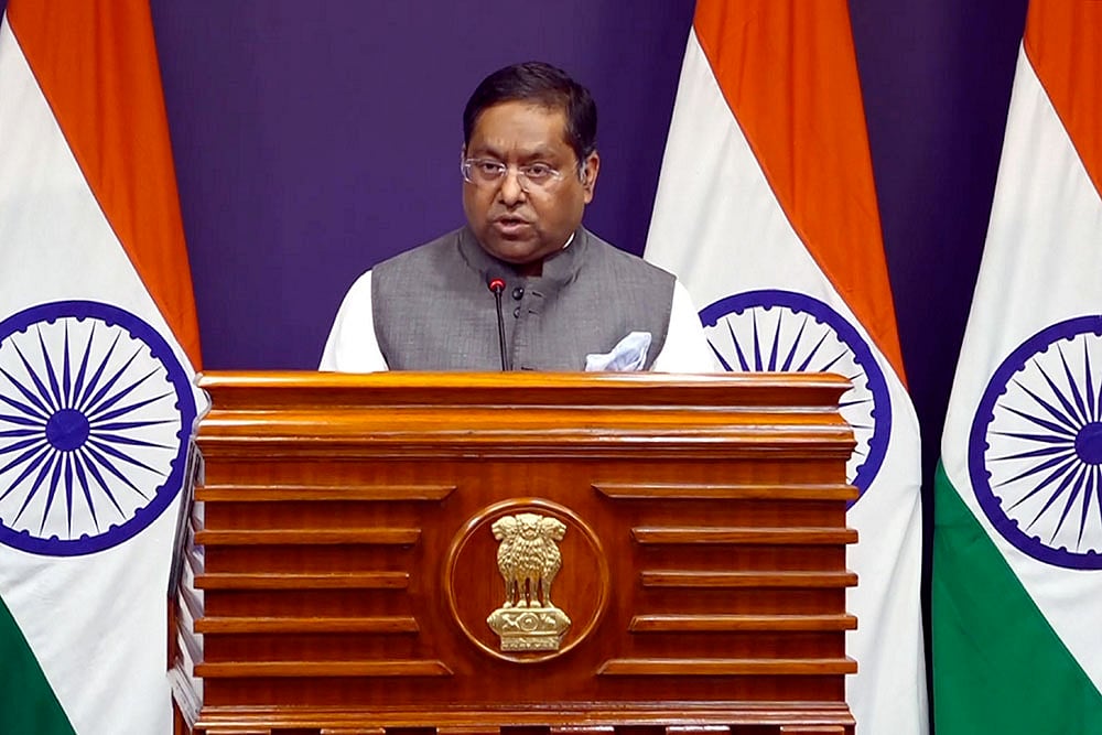 The MEA's reaction came after Trump amplified a letter and video from conservative radio host Michael Savage.  - | Photo: PTI