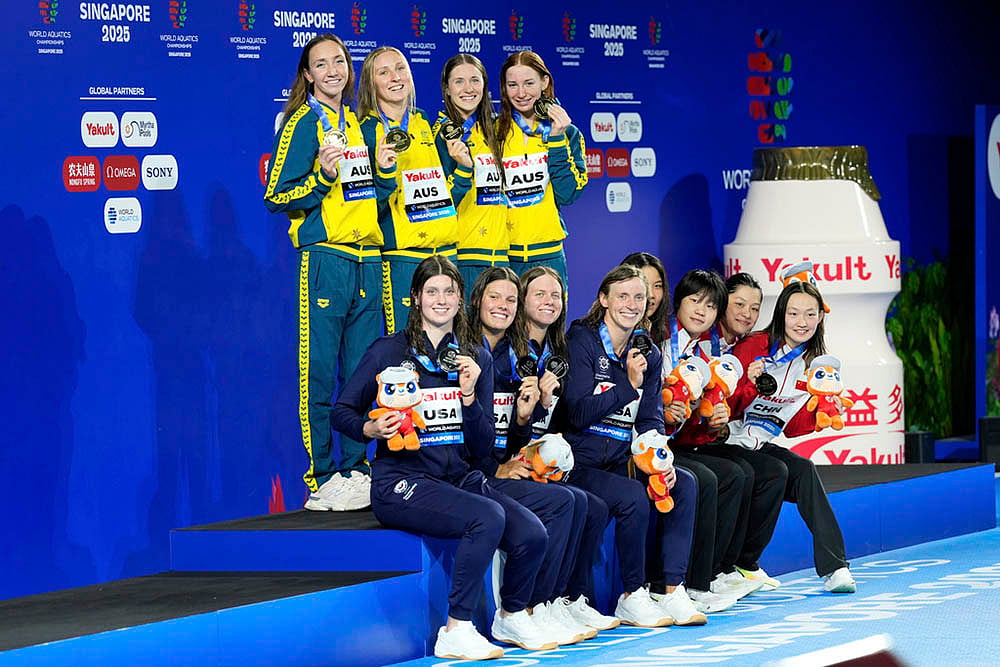 World Aquatics Championships 2025 Womens 4x200-meter freestyle relay final_1
