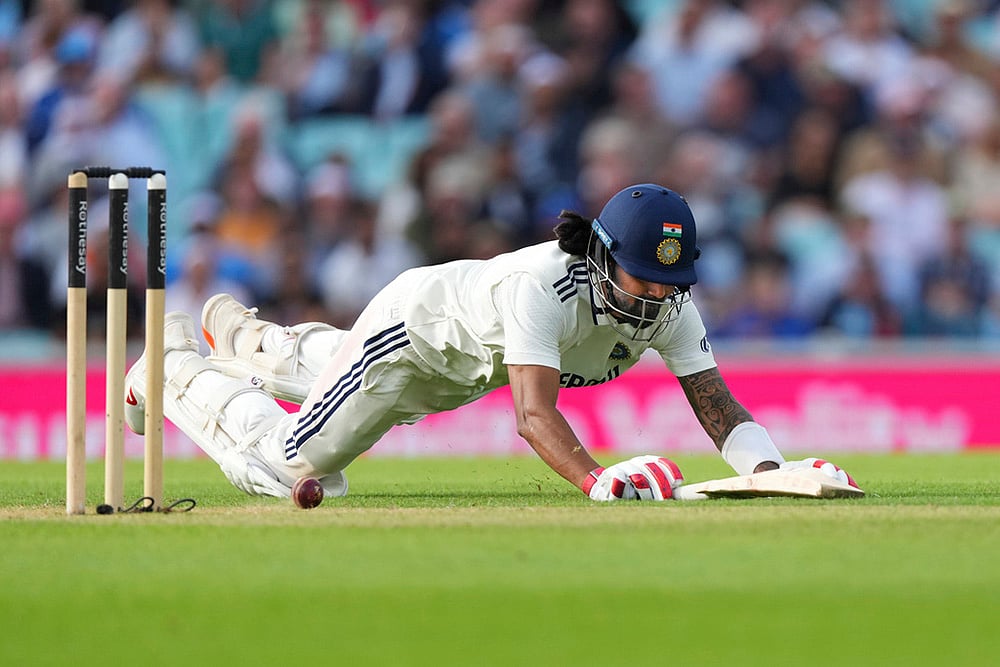 Indias tour of England - India Vs England Cricket 5th Test Day 2 at The Kia Oval: KL Rahul 