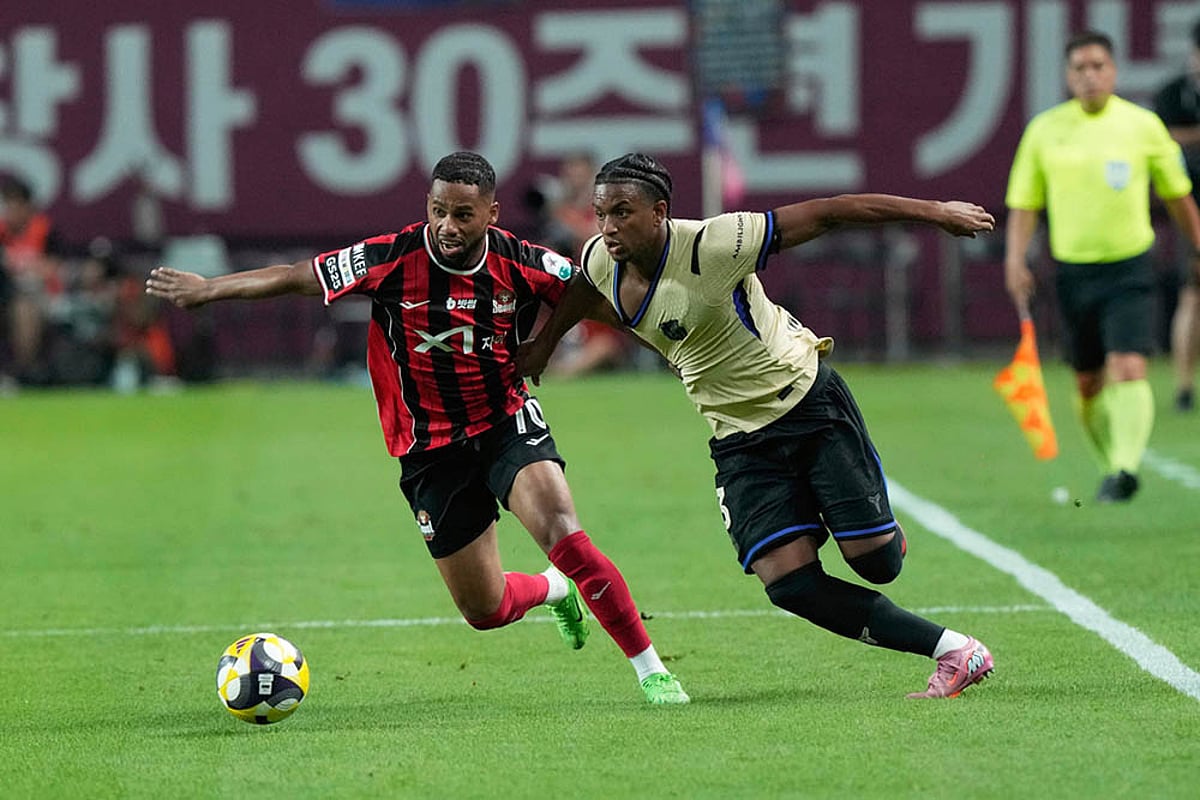 Pre-Season Club Friendly Soccer match Barcelona vs FC Seoul in South Korea: Alejandro Balde