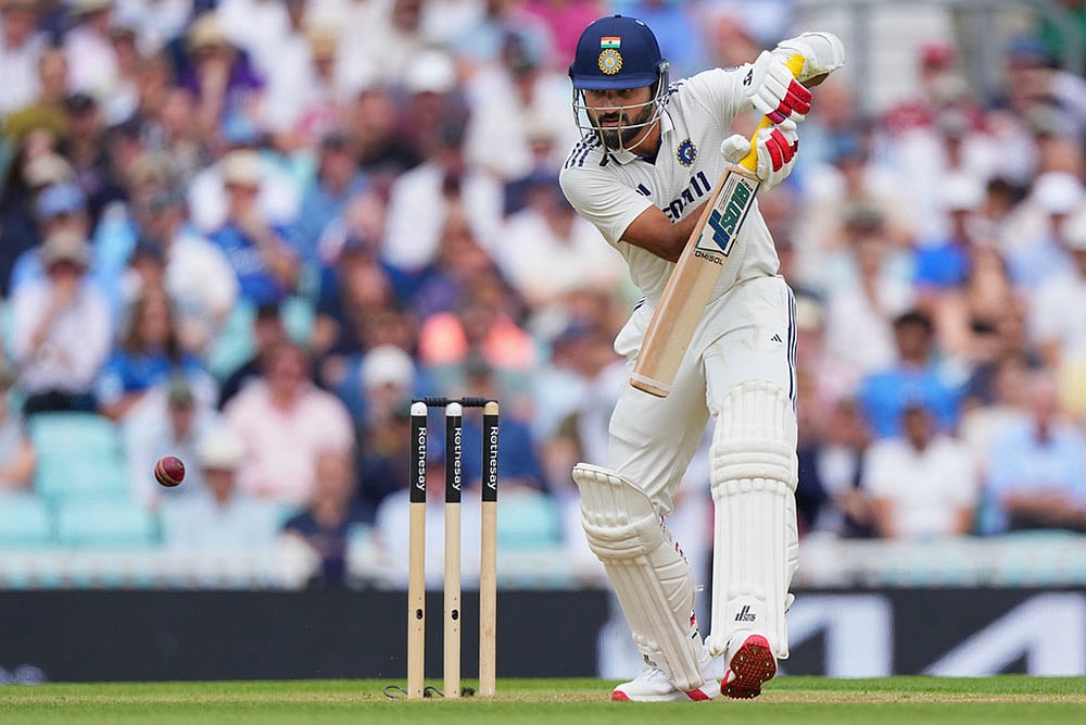 Indias tour of England - India Vs England Cricket 5th Test Day 3 at The Kia Oval: Akash Deep 