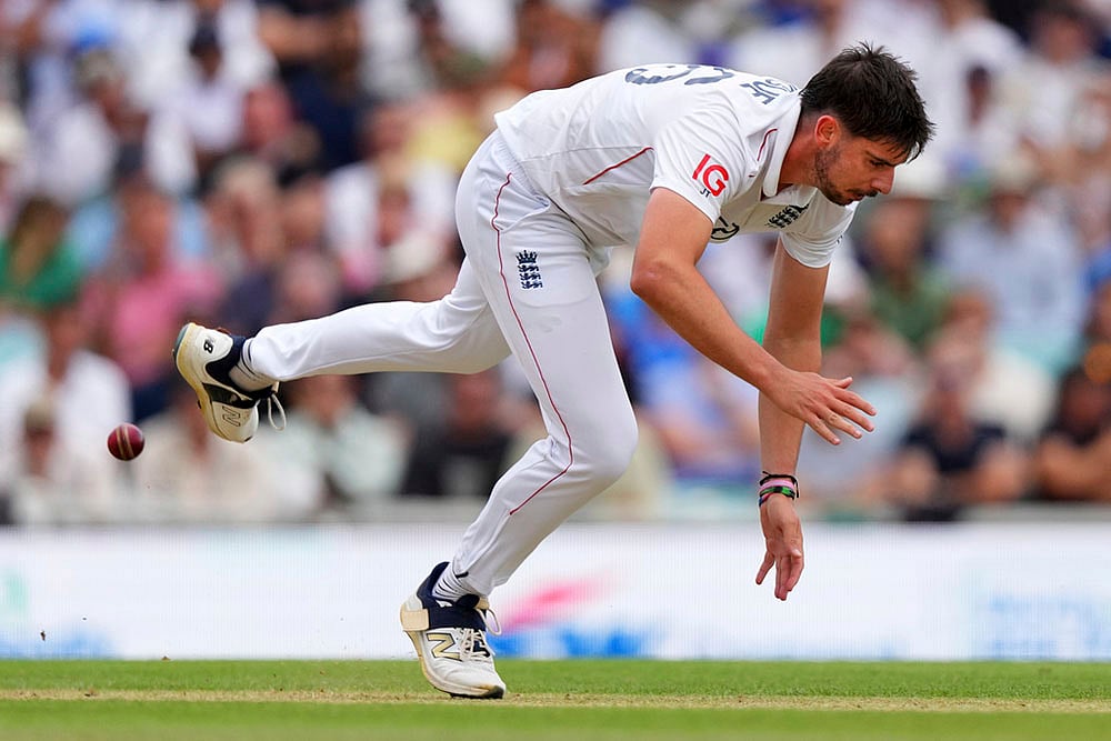 Indias tour of England - India Vs England Cricket 5th Test Day 3 at The Kia Oval: Josh Tongue