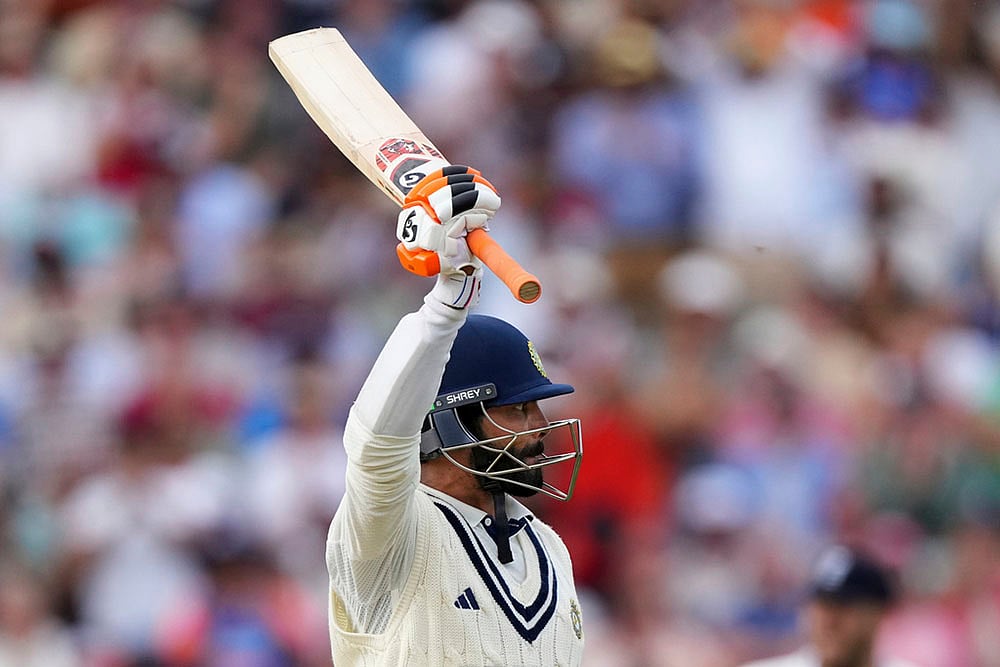 Indias tour of England - India Vs England Cricket 5th Test Day 3 at The Kia Oval: Ravindra Jadeja 