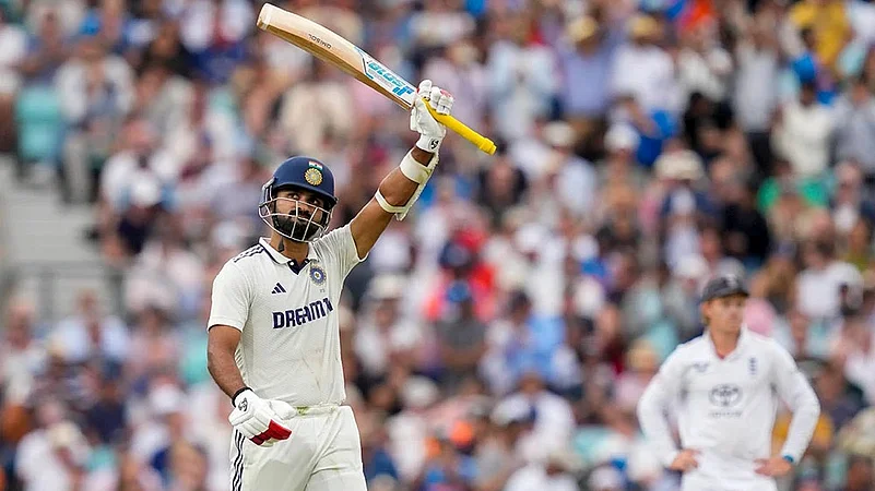 IND vs ENG: 5th Test Day 3 - Akash Deep celebrates his half century
