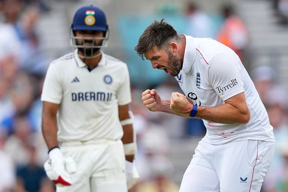 Indias tour of England - India Vs England Cricket 5th Test Day 3 at The Kia Oval:  Jamie Overton