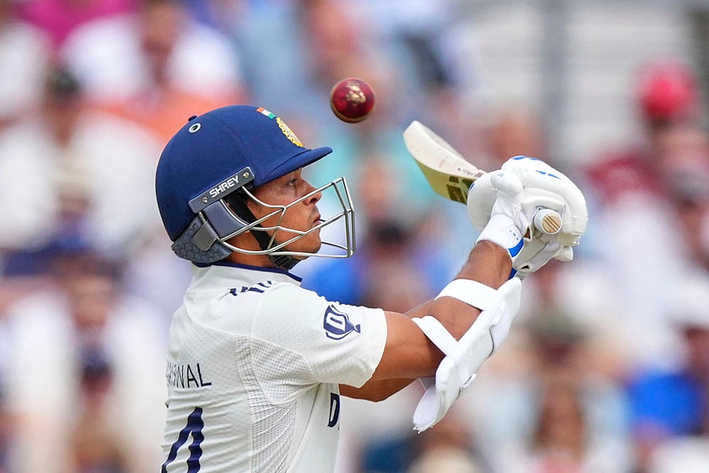 Indias tour of England - India Vs England Cricket 5th Test Day 3 at The Kia Oval: Yashasvi Jaiswal 