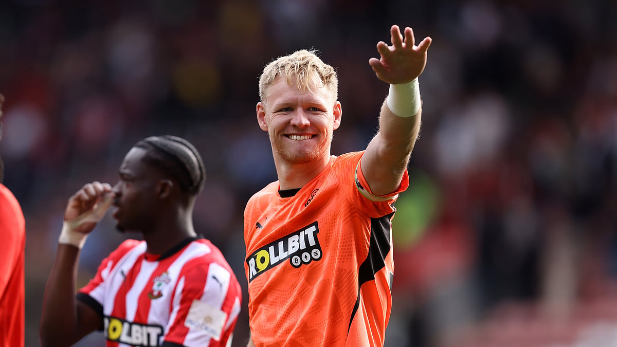 File photo of Aaron Ramsdale in action for Southampton. - File