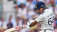 IND Vs ENG Test Series, 2 August Dispatch: Jaiswal Hits Another Ton; India Set 374-Run Target For England AP Photo/Kirsty Wigglesworth : India's Yashasvi Jaiswal plays a shot during the third day of the fifth cricket test match between England and India at The Kia Oval in London.