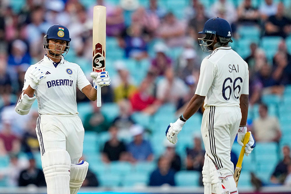 Indias tour of England - India Vs England Cricket 5th Test Day 2 at The Kia Oval: Yashasvi Jaiswal 