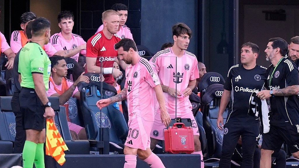 Inter Miami vs Necaxa Lionel Messi injury