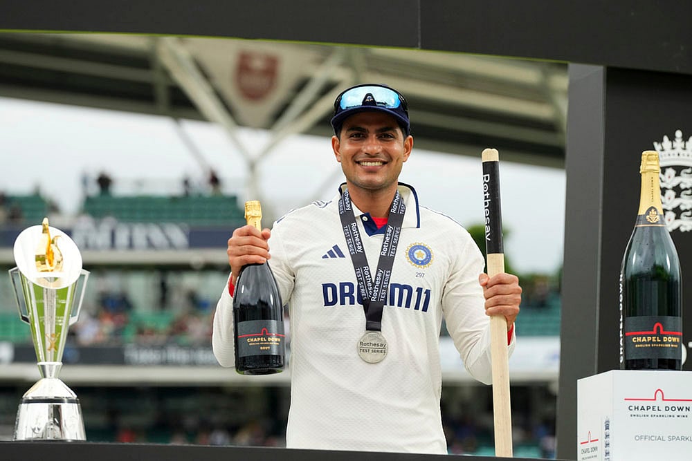 Indias tour of England - India Vs England Cricket 5th Test Day 5 at The Kia Oval: Shubman Gill 