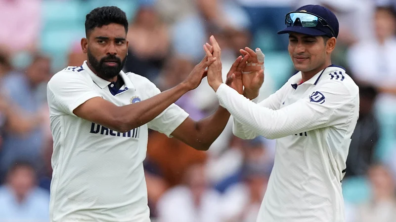 India vs England 5th Test Mohammed Siraj Shubman Gill AP Photo