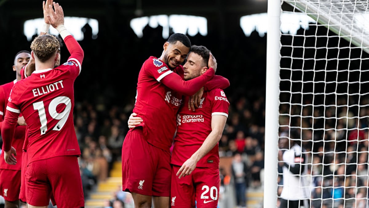 File : File photo of Cody Gakpo and Diogo Jota in action for Liverpool.