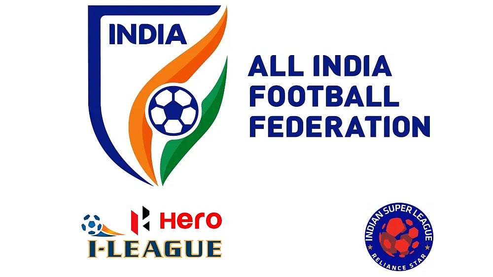 File : File photo of the AIFF and Indian Super League logos.