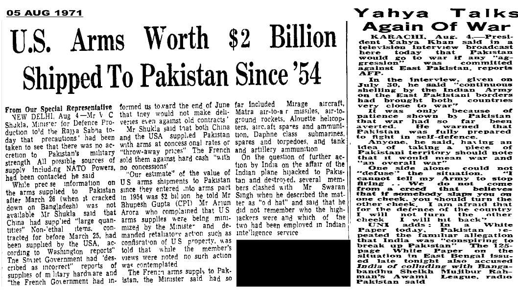 X : Newspaper article posted by Indian Army