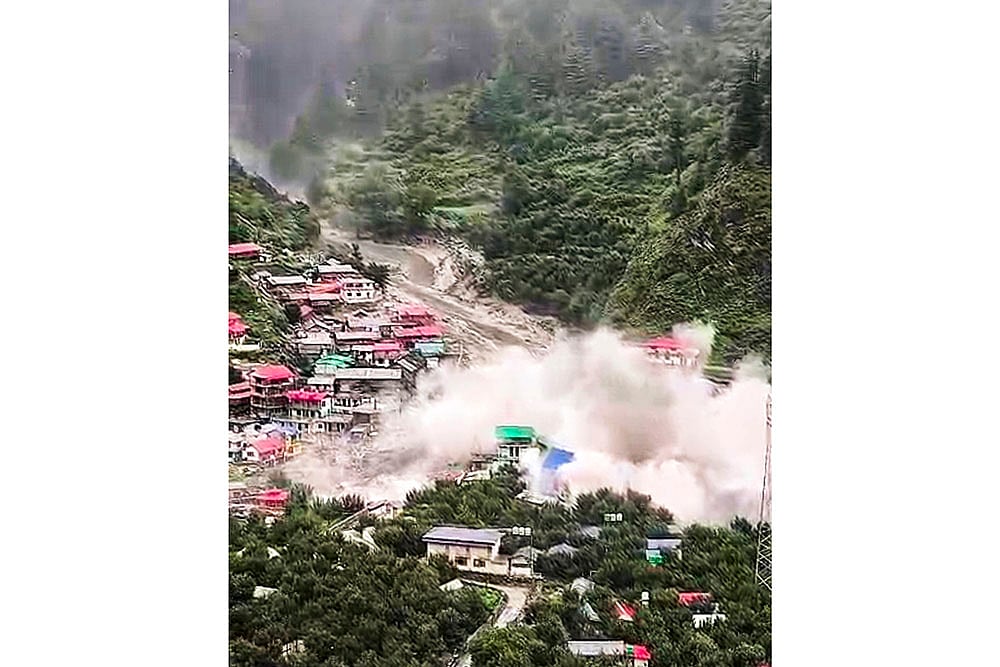 Uttarkashi Cloudburst -flash flood in Dharali