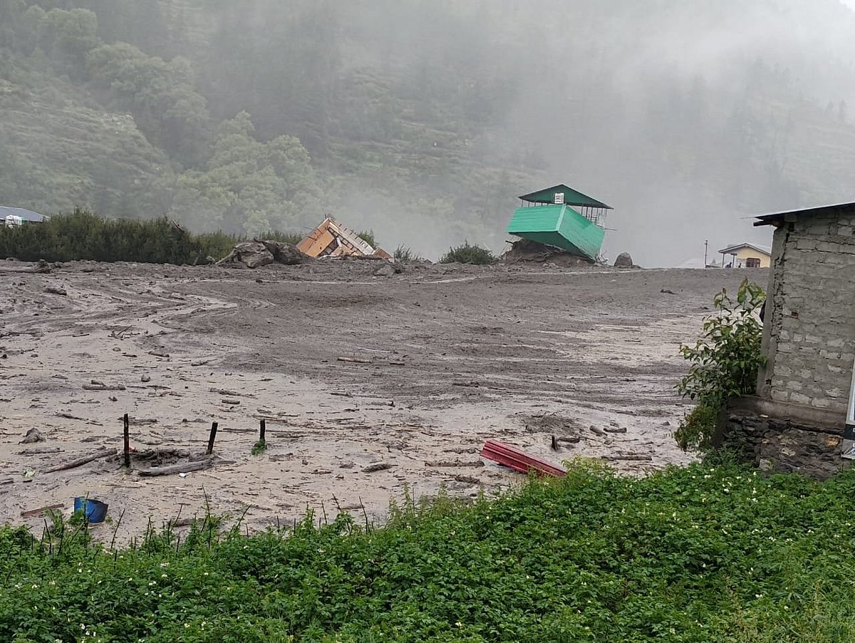Flash flood hits Uttarkashi on Tuesday