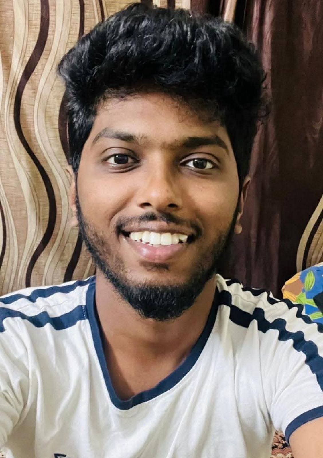 X : Kavin Selva Ganesh (pictured here)  was hacked to death when he was in Tirunelveli to visit his girlfriend