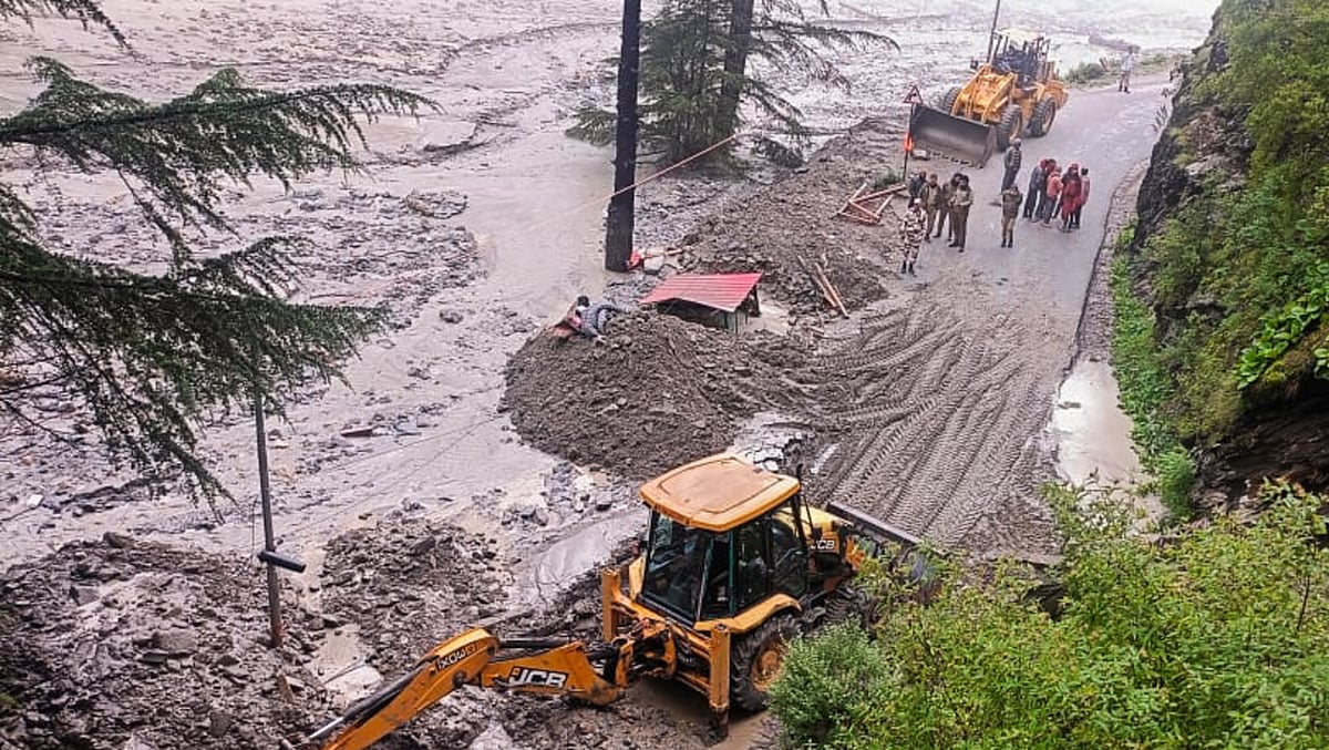 PTI : Rescue mission for flashflood victims continue after massive cloudburst in Uttarkashi, Uttarakhand.